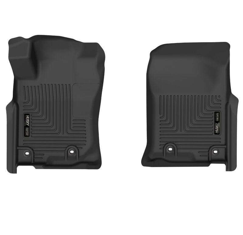 Lexus GX460 Floor Mats - Front - Husky Liners - X-act Contour - Black - `14-`21